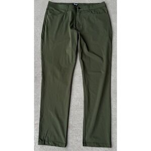 PXG Parsons Xtreme Golf Mens Pants Green Casual Straight Leg Stretch 36